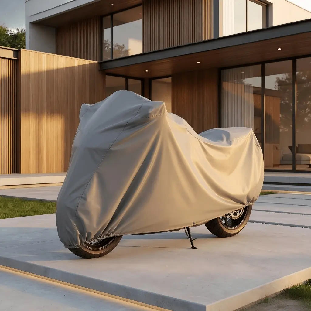 Outdoor Motorcycle Cover Waterproof Rainproof and Sunproof Durable and Thickened Motorcycle Rain and Dust Cover Electric Bike Rain Shield, Protecting Your Beloved Bike From Rain, Sunlight, Dust, Scratches, and Harsh Weather
