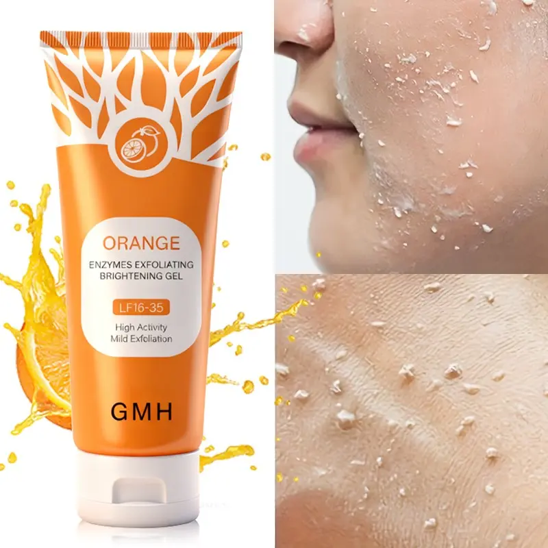 Gentle Exfoliating Gel for All Skin Types, Purifying Skincare Gel, Mild Peeling Cream, Single Item, Non-Flammable Aerosol-Free