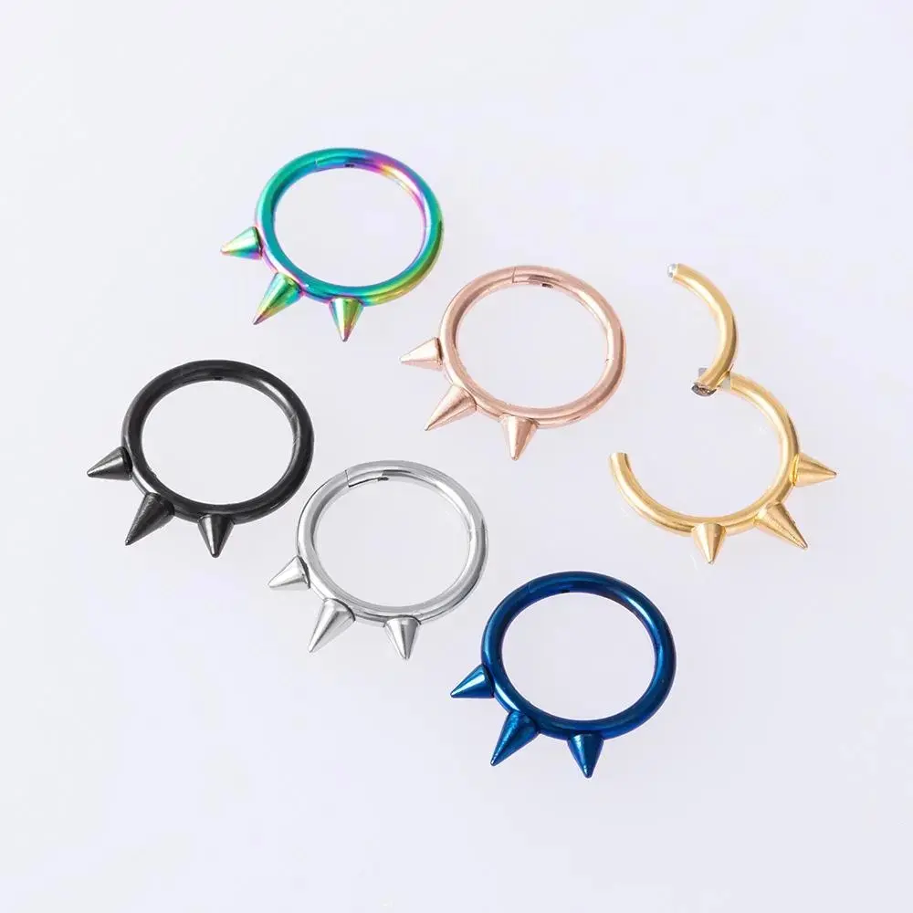 New products of nasal septum nail, nasal ring, cone closure ring, earrings, and ear bone nail puncture accessories
