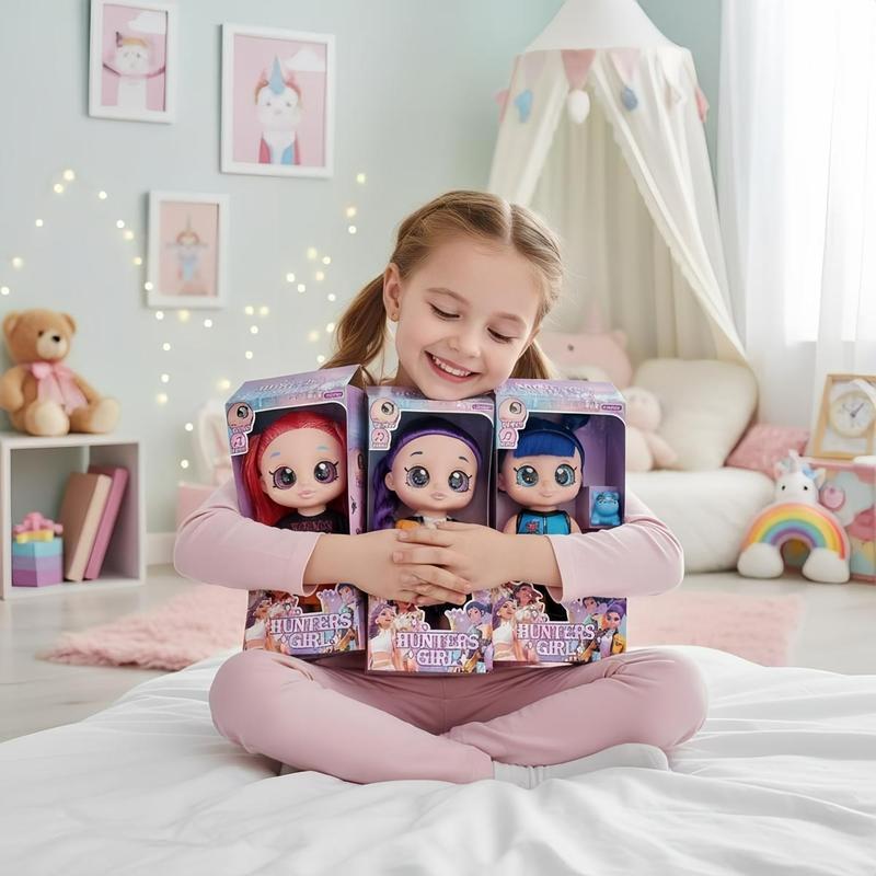 Cute K-Pop Dolls Role Play Toy, Rumi Mira Zoey Character Figure, Kids Collectible Desk Display, Fan Favorite Gift