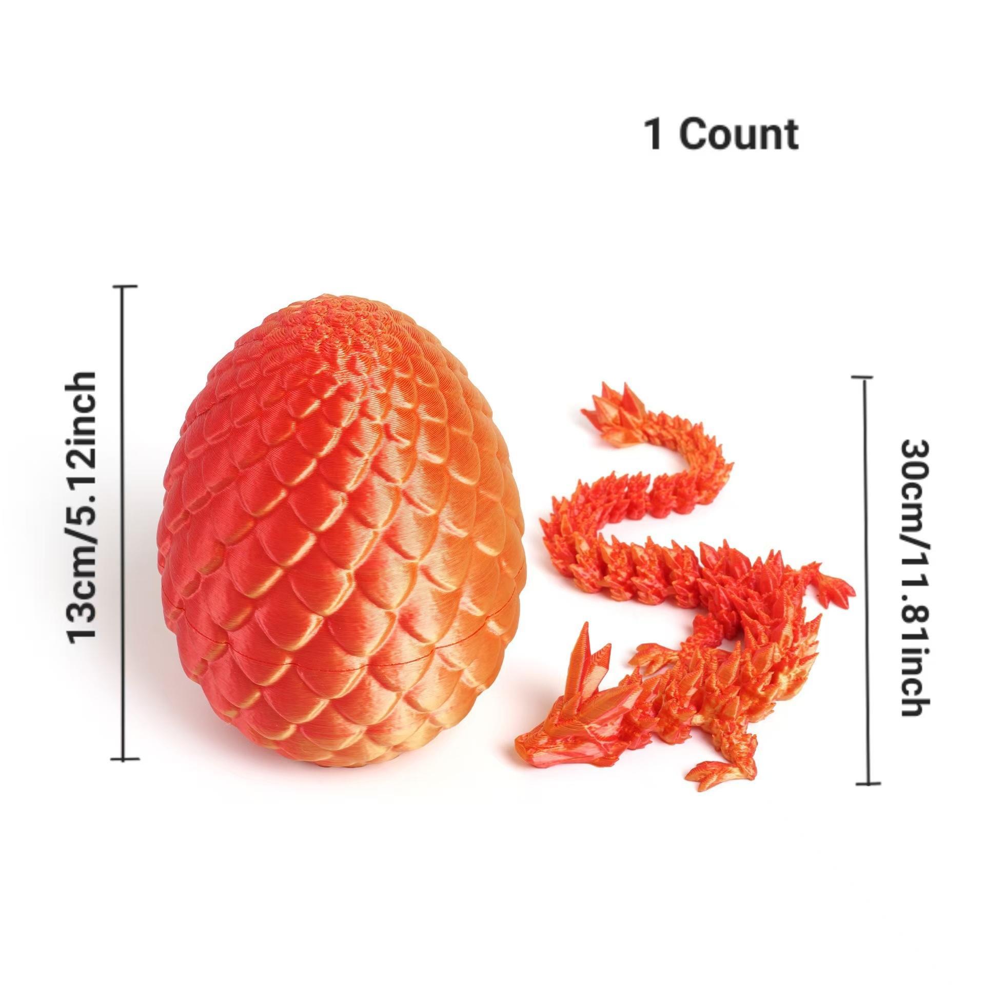 3D Dragon Egg, Halloween, Christmas, New Year, Easter Gifts for Family and Friends, Holiday Party Gifts, Room Decor, Living Room Decoration, Desktop Decor, Fun Gifts, Home Decor Statue, Collectible Figurine