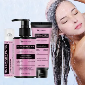 LALNEMAY Rosemary PDRN Cooling and Strengthening Shampoo 200g – Contains PDRN + Rosemary + Amino Acids – Boosts scalp vitality, strengthens hair roots, leaving hair light and non-greasy.