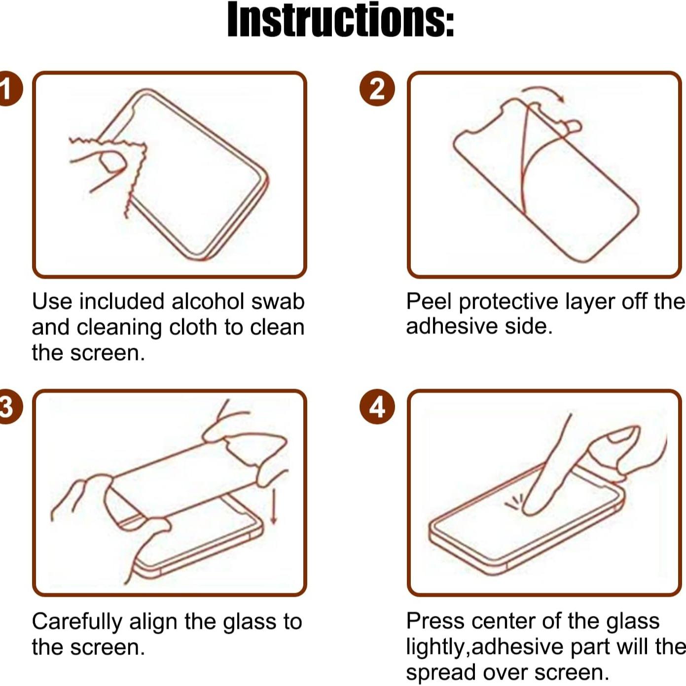 Privacy Screen Protector, 3 Counts Tempered Glass Phone Screen Protective Film, Anti-spy Phone Screen Protector, Phone Accessories Compatible with iPhone 11 12 13 14 15 Pro Max