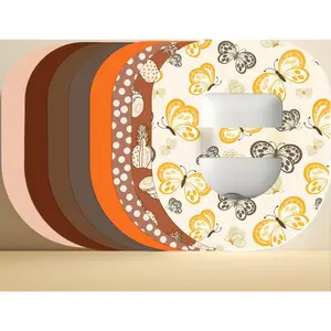 5 Over Patches with Strap 40 Pack, Waterproof Adhesive Patch for  5 Dash Pods, Flexible Insulin Pump Overlay, Latex-Free & Hypoallergenic, Brown Whimsy