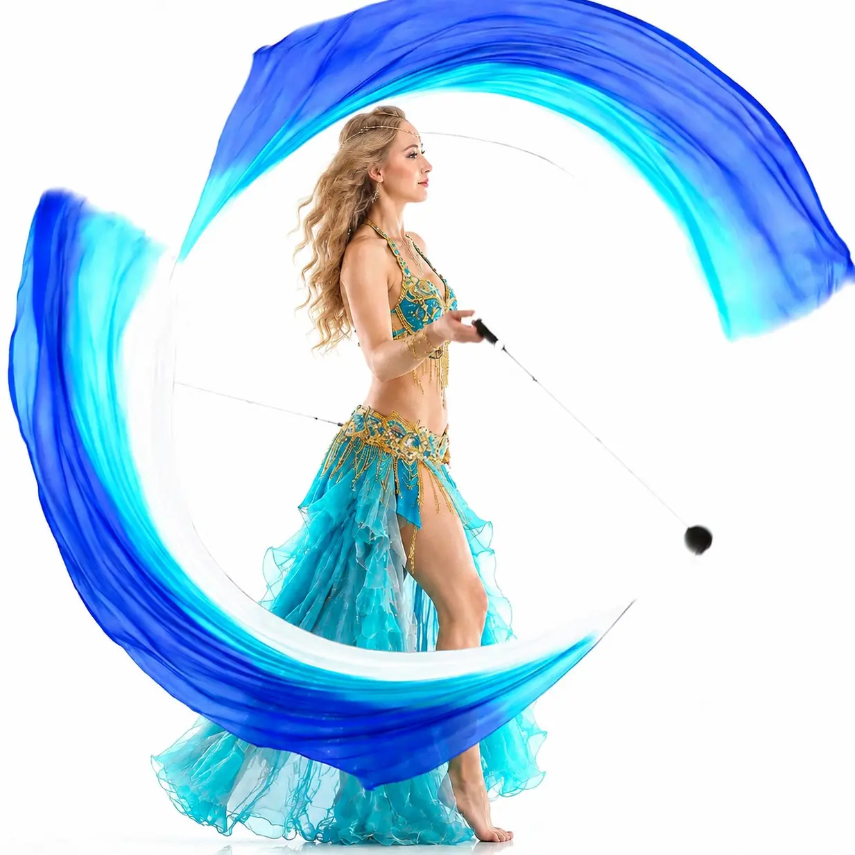 2 Sets Multicolor Dance Silk Balls, Poi Balls for Party Tap Dance, Belly Dance Performance, Dance Props, Ideal for Shows and Events