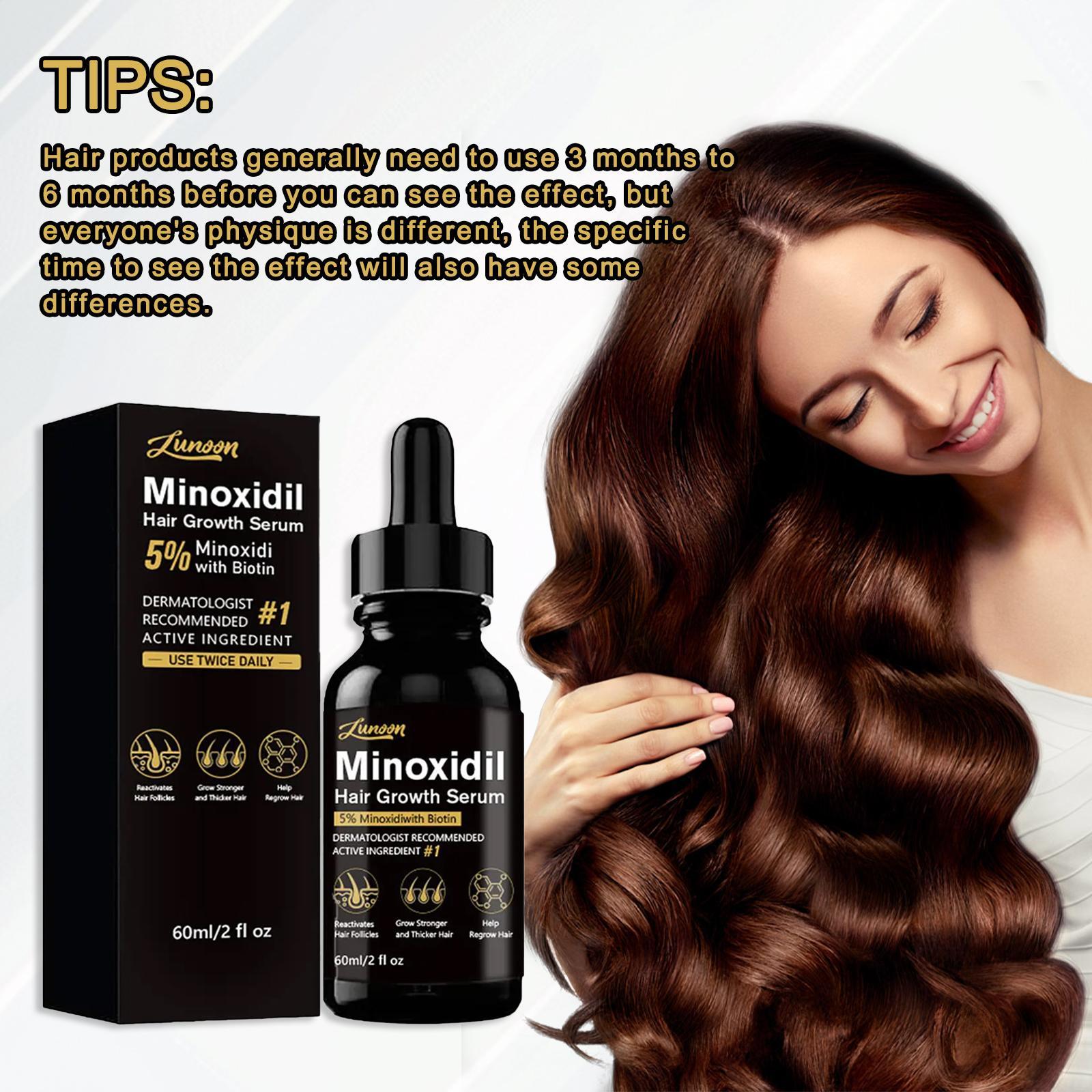 5% Minoxidil Serum, 1 Box/2 Boxes Hair Strengthening Serum, Strengthens Hair, Scalp Treatment Serum, Hair Regrowth Serum, Thicker Looking Hair, Scalp Care Product for Men & Women, Hair Care Product for Daily Use, Haircare