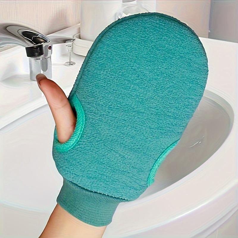 1 exfoliating bath glove, double-sided massage scrub glove, bath accessory