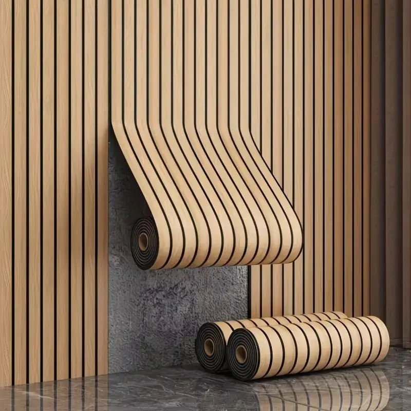 Modern Luxury Gray 3D Woodgrain Peel and Stick Wallpaper Roll - 40x300cm IXPE Material, 3mm Thick Durable Textured Neutral Wallpaper, Wear-Resistant Easy Install, for Interior Wall Feature Walls Home Improvement