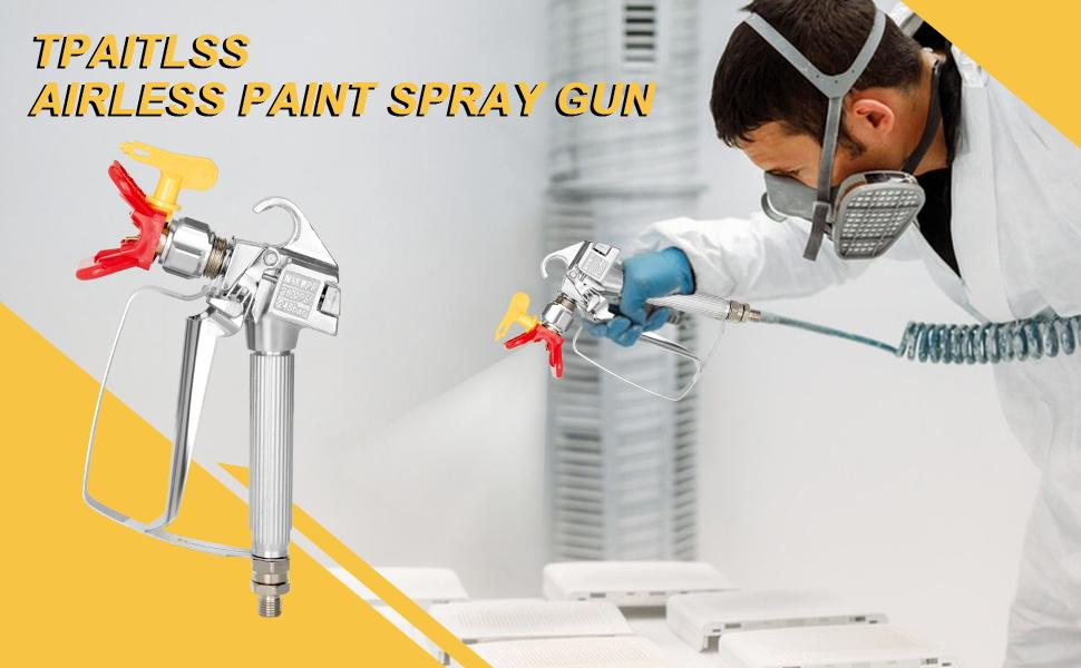 Airless Spray Gun with Nozzle Guard for Pump Sprayer 3600PSI High Pressure Spray Gun
