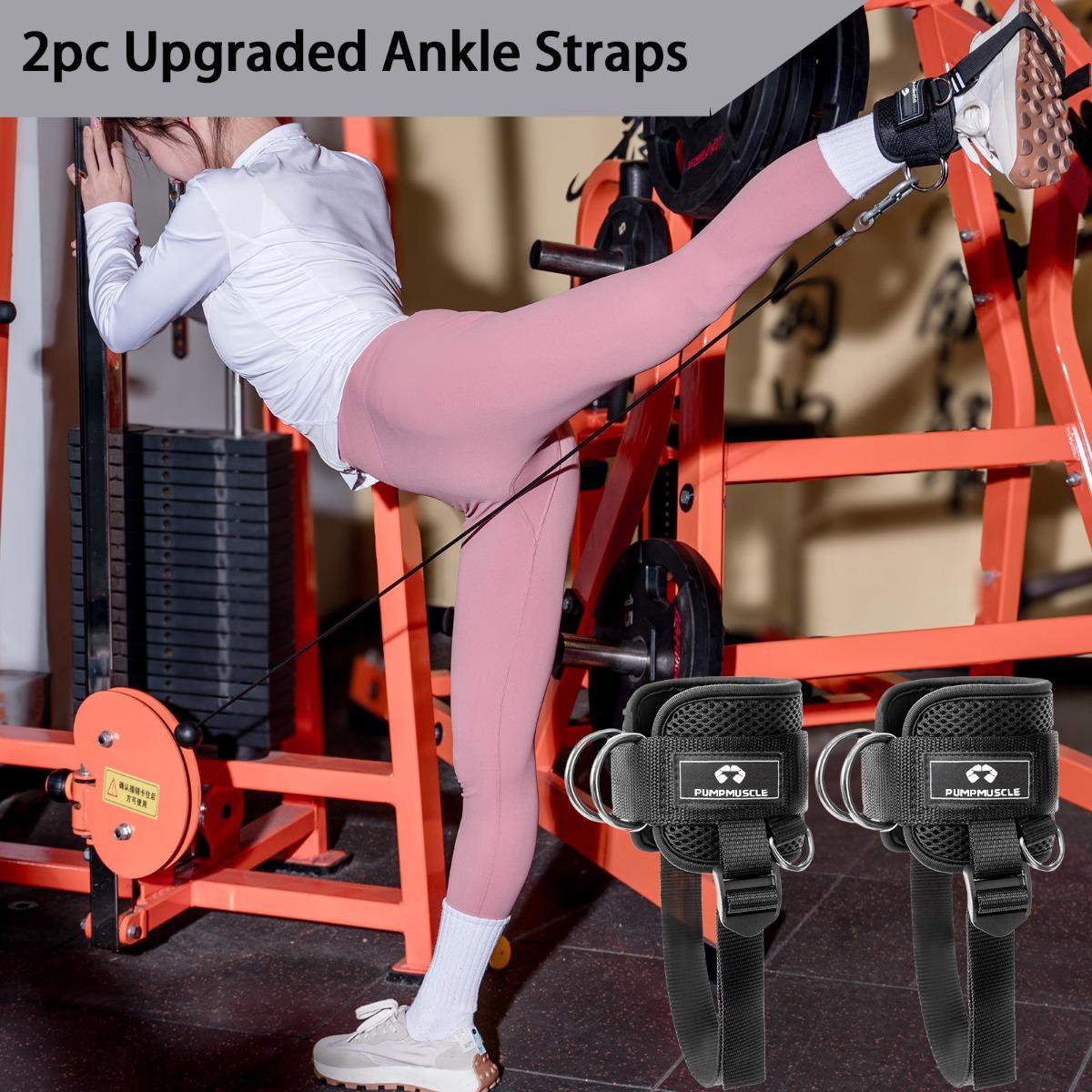 Resistance Band Set, 1 Set Barbell Pad & Resistance Band & Ankle Strap & Weight Lifting Strap & Carry Bag, Barbell Pad Set for Squat, Hip Thrusts, Lunges, Weight Bands Set, Workout Straps