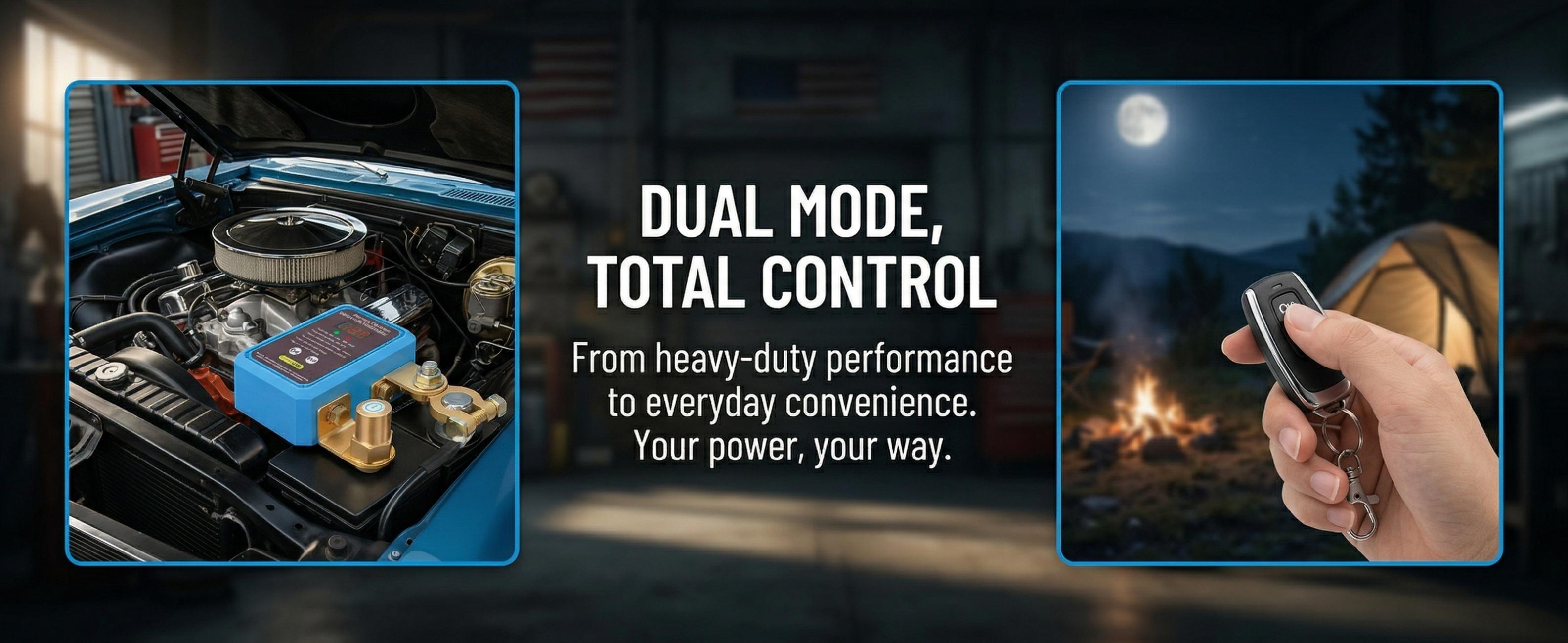 Remote Battery Disconnect Switch 12V/24V 240A with Digital Voltage Display, Anti-Theft Car Kill Switch, Wireless Control for Car Truck RV Boat, Easy Install Kit