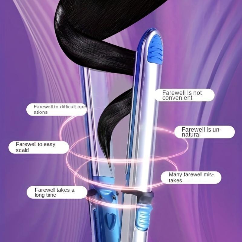Stainless Steel Hair Straightener, Heated Hair Straightener Brush, Heating Ceramic Hair Straightening Brush, Curling Irons, Back to School Hairstyle Tool, Us Plug Heated Hair Styling Tools for Women