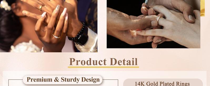 Florideco Stackable Gold Rings 2024 Fashion Accessories for Women Non Tarnish Thin 14K Gold Plated Thumb Rings Dainty Cubic Zirconia Promise Wedding Bands Engagement Stacking Rings Sizes 5-10