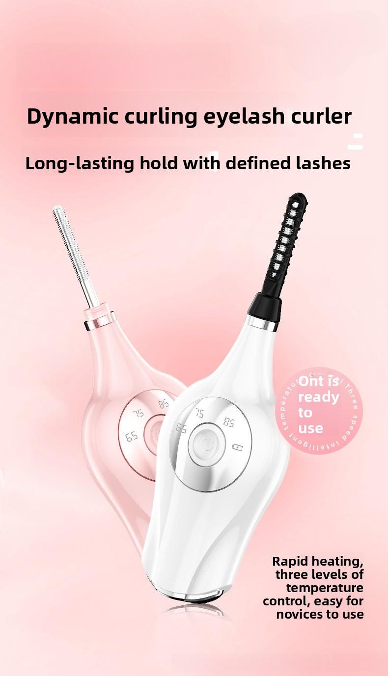 Three-in-one multi-temperature adjustment, anti-scald design, long-lasting curl, fast heating, creates naturally curled eyelashes, a professional eye makeup tool suitable for women and girls.