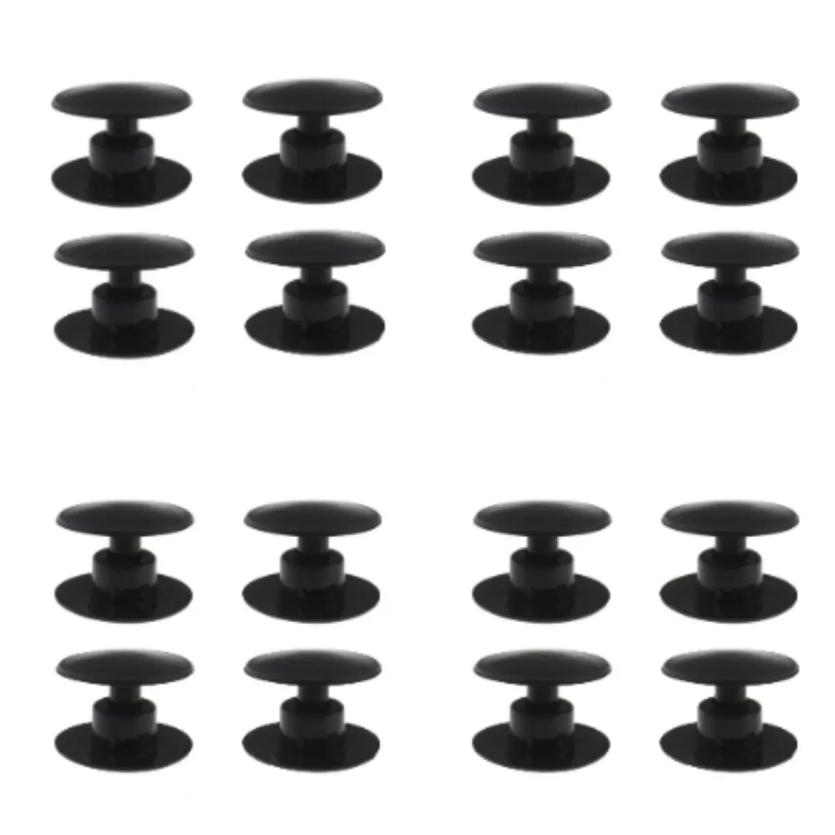 16 Sets Beach Shoe Replacement Rivets, Durable Buckle Accessories for Sandals, Ideal for Repairing Shoelaces, One-Size Fits All