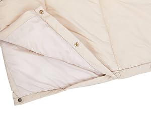 FMEYOA Women's Quilted Lightweight Puffer Jacket Thickened Long Spring Winter Coats Zip Up Baggy Down Outerwear EL3217