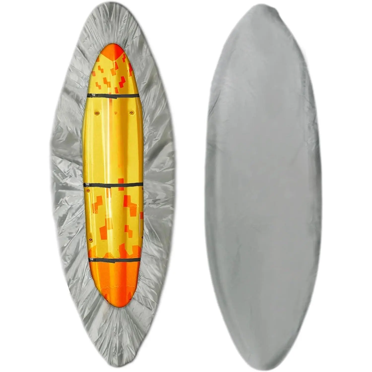 420D Kayak Cover, Heavy Duty   Kayak Covers for Outdoor Storage, Ultra  Canoe Storage Dust Cover,  for Indoor & Outdoor 9.8-13.5ft