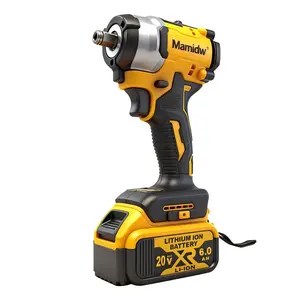 20V Cordless Electric Wrench, 1/2 inch drive wrench and screwdriver. Ideal for removing car tire nuts and daily household repairs, compatible with the DeWALT 20V MAX battery system, Power Tool