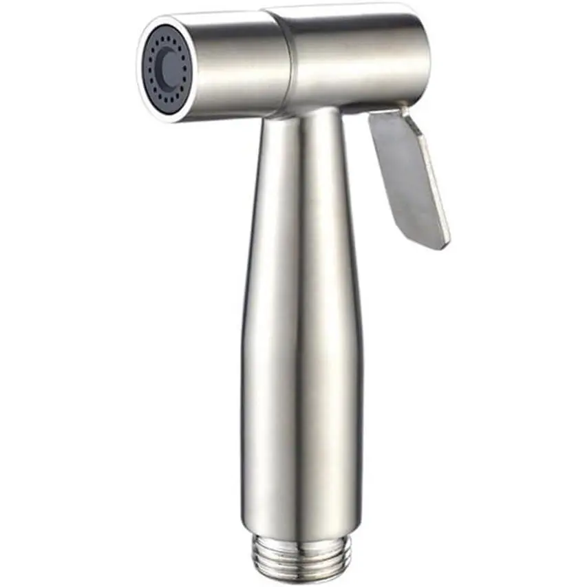 Handheld Bidet Sprayer , Stainless Steel(, 1-Pack, Brushed Nickel) | Single Bidet , Upgraded Bidet Sprayer , Adjustabel Water  for Toilet, Feminine/ Wash, Easy Install