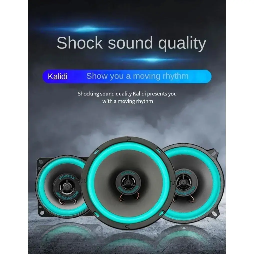 4/5/6.5 Inch Universal Car Coaxial Speakers HiFi Automotive Audio Full Range Frequency Subwoofer Enhanced Car Stereo Sound