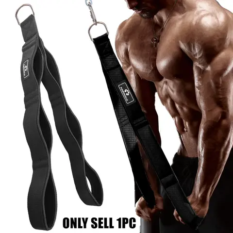 Tricep Training Rope, Cable Attachment Handles, Pull Down Rope for Gym Workout, Fitness Equipment for Home Gym, Stretching Gear, Exercise Equipment