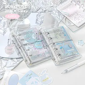M5 Pocket Binder Notebook Planner Yearly Daily Weekly Agenda Book Photo Book Kawaii School Stationery