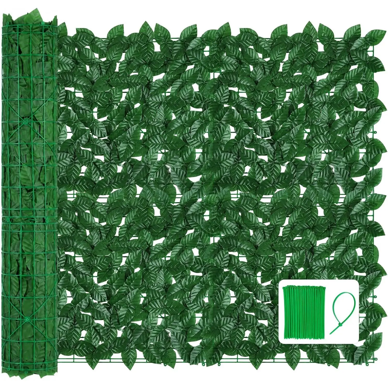 120x40inch Artificial Ivy  Fence Wall Screen - Faux Greenery Backdrop Ivy Vine Leaf Hedges Fence Panels for Patio, Balcony, Garden, Backyard Indoor Outdoor Decor