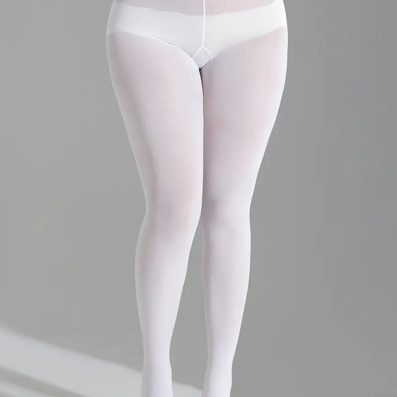 Women's Fashion Underwear Plus Size Curvy Stockings, Plain High Waist Tights, Multiple Sizes and Colors, Suitable for Everyday, Casual, Dates, All Seasons