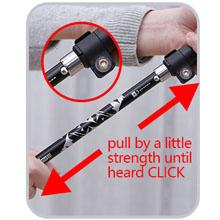 Aluminum Collapsible Ultralight Travel Trekking Hiking Pole for Men and Women Aluminum Collapsible Ultralight Travel Trekking Hiking Pole for Men and Women