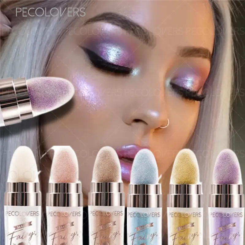 Multi-color Glitter Highlight Pat Powder, Body Glitter& Face, to Create Sparkle Makeup, for All Skin Types, Perfect Women Makeup Cosmetics, Multi Dimensional Shimmer, Shimmer Highlighter, Prismatic Glow Highlighter, Shimmering Glow