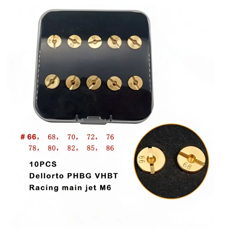 PHBG VHBT racing main jet M6 66-86 for Dellorto carburetor sha phbg main carb nozzle injector nc phva jet pilot