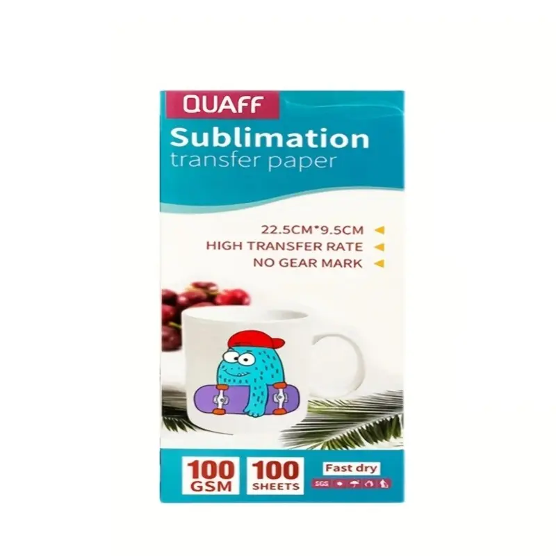 100 Sheets Sublimation Heat Transfer Paper for Inkjet Printer DIY Clothes Bag Mug Cup Ceramics Thermal Transfer Paper