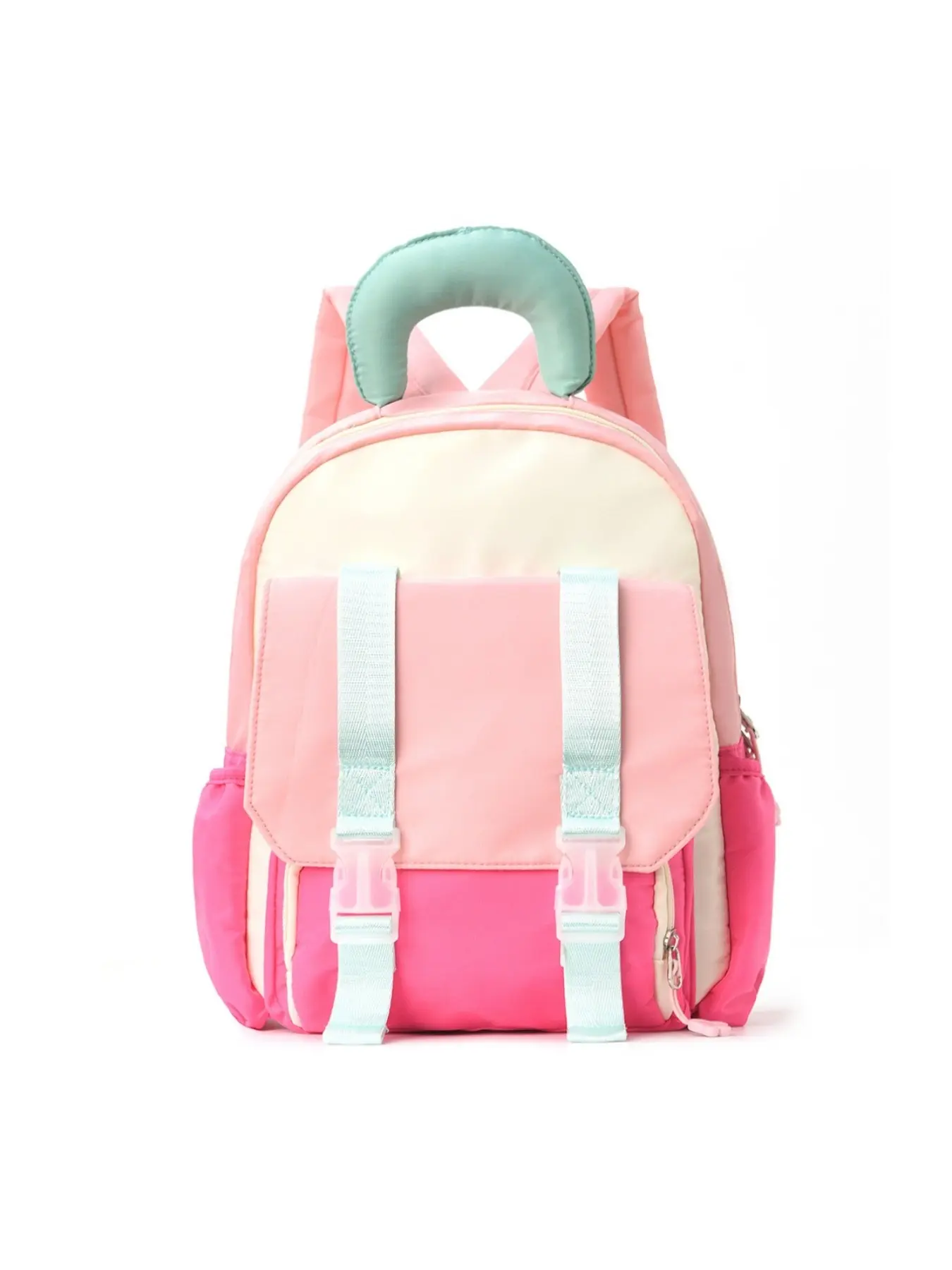 Colorblock Kids Backpack, Cute and Stylish, High-Quality School Bag, Portable Travel Backpack, Perfect for Kindergarten and Adventures