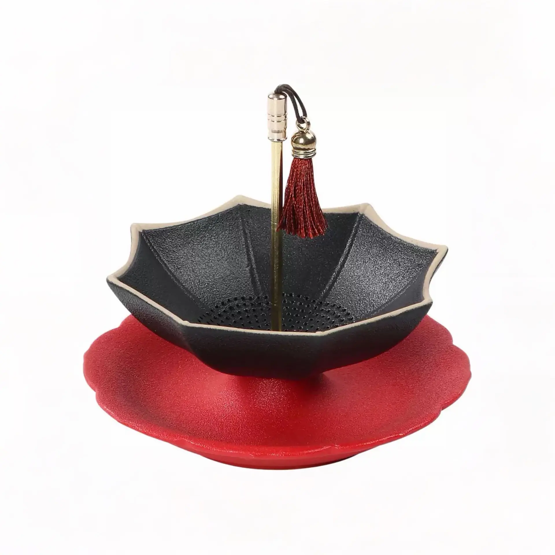 Chinese Artistic Ceramic Tea Filter, Tea Strainer, Tea Set Accessory, Home Decor Gift, Tea Making Tools
