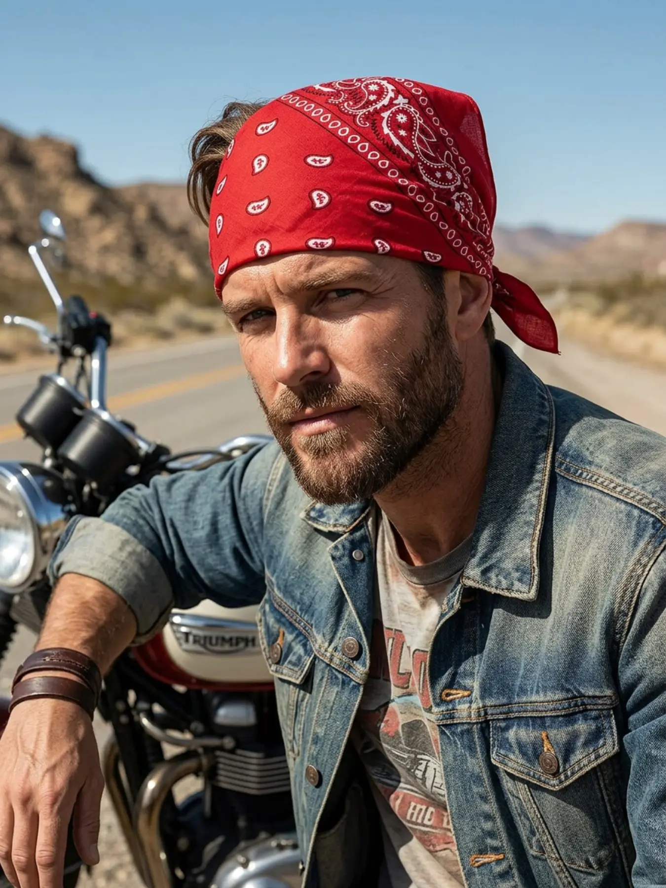 4 Pack Paisley Bandanas for Men Women Western Cowboy Headband Scarf Vintage Hip Hop Y2K Head Wrap Neck Gaiter Face Covering Multipack