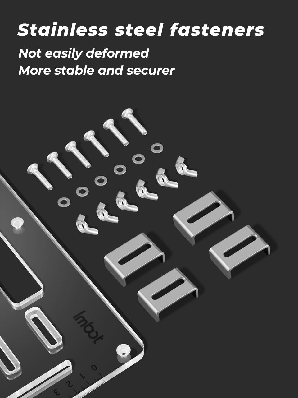 IMBOT Cutting Machine Transparent Base Plate 0.8cm Acrylic Material with High-definition Scale Durable And Wear-Resistant Cutting Machine And Circular Saw Accessories