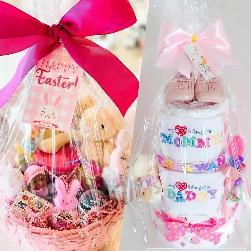 10 Pack Cellophane Bags, 40 x 55 inch, 3 Mil Thicker Clear Bags for Baskets Wrapping Plastic, Huge Clear Cellophane Wrap Basket Bag 10 Pack Cellophane Bags, 40 x 55 inch, 3 Mil Thicker Clear Bags for Baskets Wrapping Plastic, Huge Clear Cellophane Wrap Basket Bag