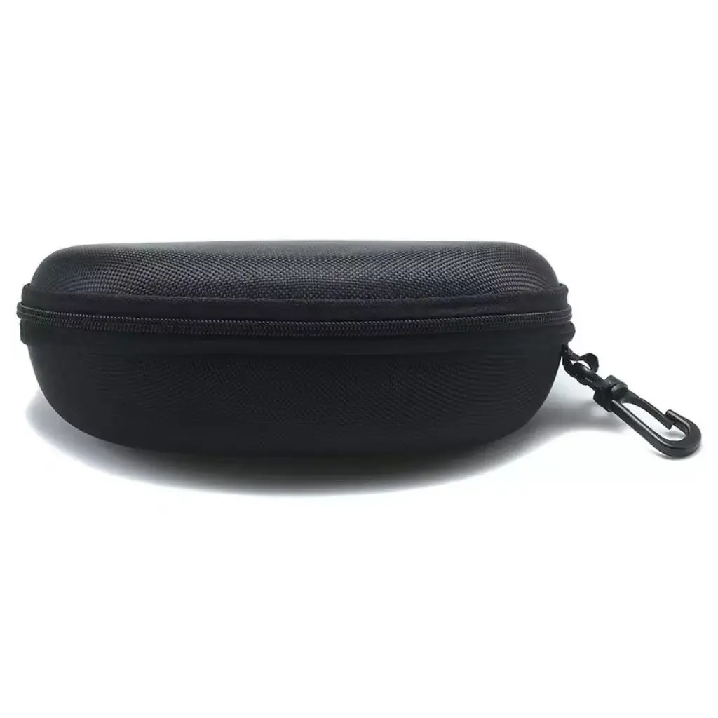 1pcs Eva Sunglasses Case, Durable Eyewear Storage Box, Sunglasses Organizer, Includes Lens Cloth, Perfect for Sun Glasses Packaging & Accessories