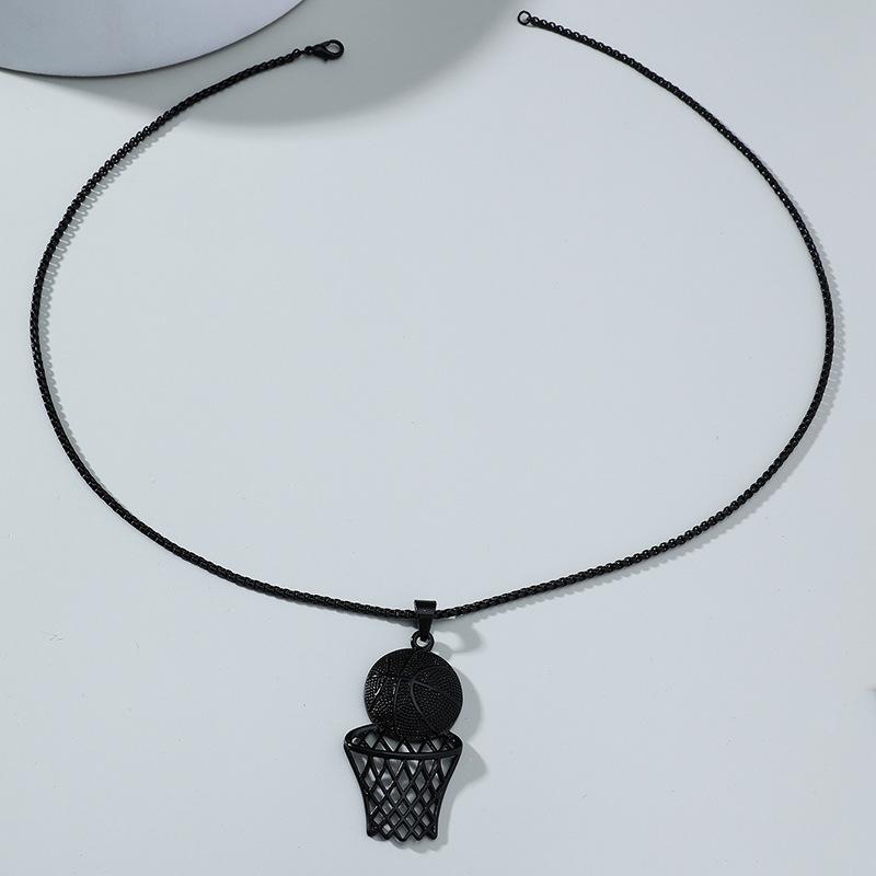 Basketball hoop pendant hip-hop creative necklace - New product jewelry for sports accessories