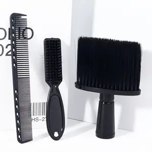 3-Piece Hair Styling Tool Set, Professional Soft Brush, Salon Barber Comb, Hair Care Comb, Lightweight Hair Tools, Essential Salon Accessories