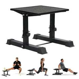 Garvee Plyo Jump Box, Height Adjustable 15/17/19/21 Inches – Non-Slip Fitness Step Up Box with Safety Lock, Ideal for Home Gym Training, Conditioning and Strength Workouts