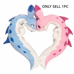 71inch Ultra Long Plush Pillow, Blue Couple Pillow, Large Animal Sleep Companion, Perfect Gift for Valentine's Day, Birthday, Christmas