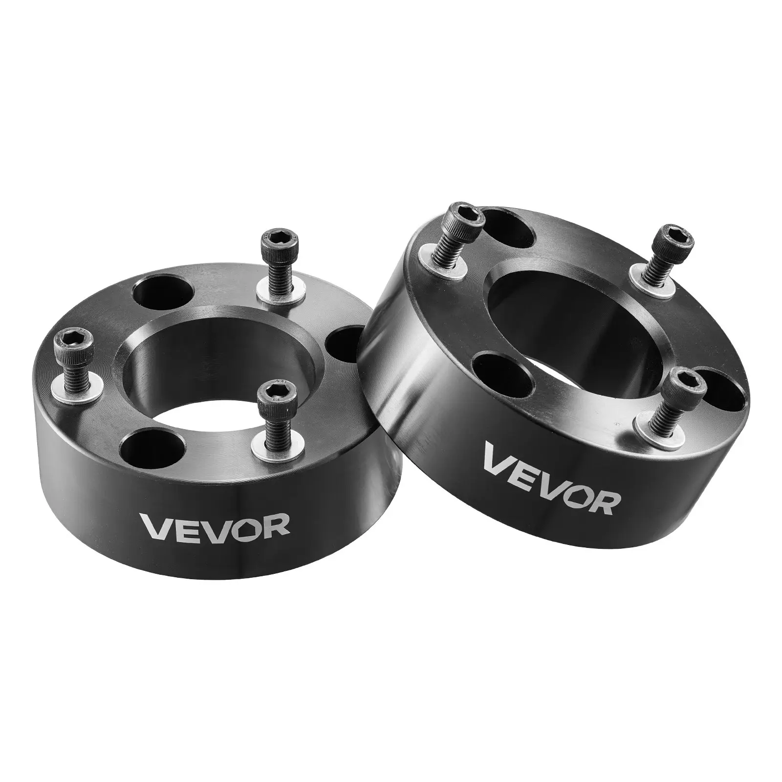 【DealsForYouDays】VEVOR 2 Inch Front Leveling Lift Kit for 2004-2025 Ford F150 2WD/4WD, 2003-2018 Expedition, 2005-2008 Lincoln Mark LT, Chassis Level Kit with 2PCS Heavy Duty Forged Aluminum Suspension Strut Spacers