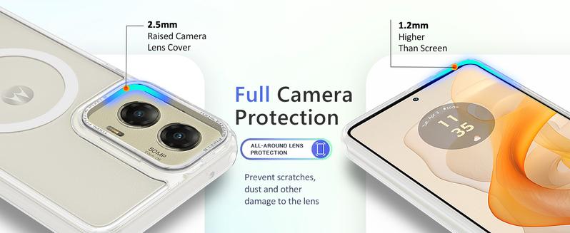 Magnetic for Motorola Moto-G-Play 2026 & Moto G 2025/2026 Case, Blue | Compatible with MagSafe, Translucent Matte Scratch-Resistant Back, Military-Grade Protection Shockproof Slim Phone Cover Magnetic for Motorola Moto-G-Play 2026 & Moto G 2025/2026 Case, Blue | Compatible with MagSafe, Translucent Matte Scratch-Resistant Back, Military-Grade Protection Shockproof Slim Phone Cover