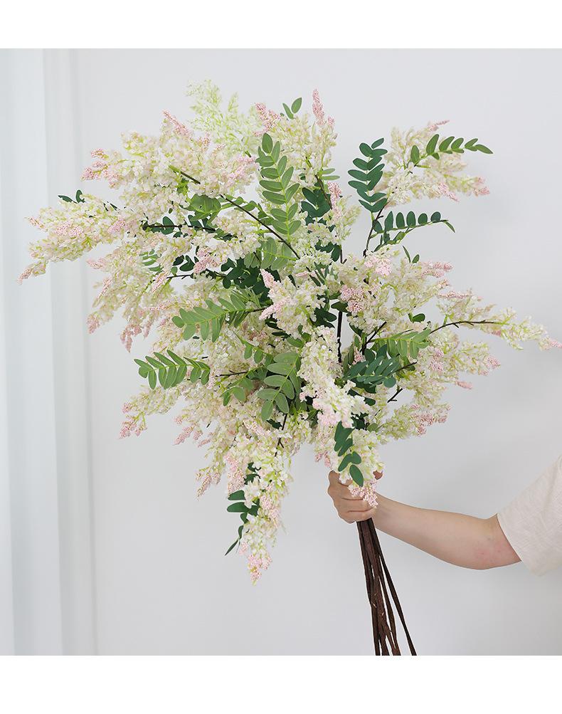 47.2" Forever Cascading Botanicals| Premium Silk Floral Branches for Minimalist Room Decor| Permanent Botanical