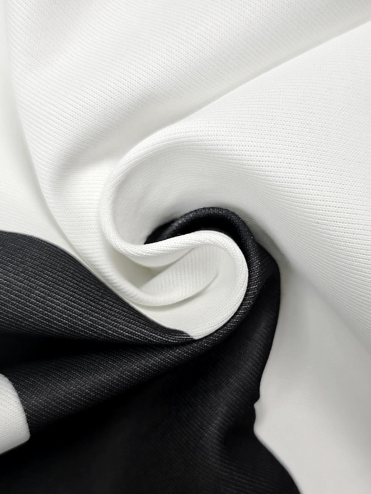 UOOZEE Women's Long Sleeves Loose Contrast Color Flower Print Split-Joint Stand Collar Jackets Outerwear Vintage Tops Blazer Suit