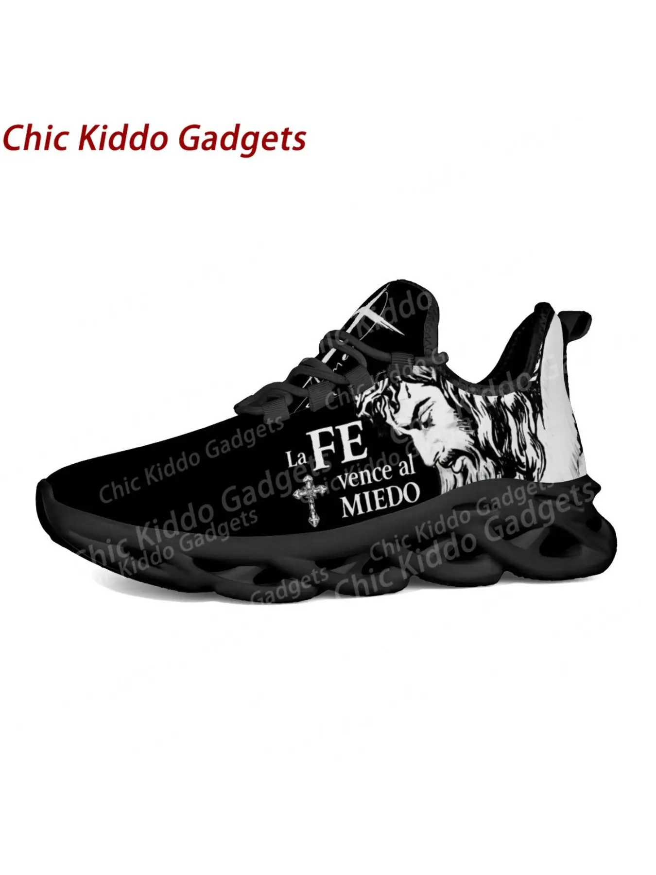 New Model Jesus American Flag Design Kids Adult Shoes Boys Girls Personalized Full Coverage Popular Man Woman Lace Up Casual Running Shoes Thick Sole Durable Front Low Top Graphic Print Sneakers Birthday and Holiday Gifts