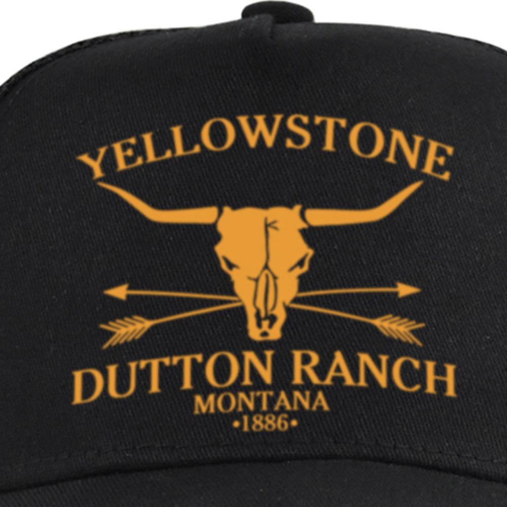 Cross-border Yellowstone baseball cap, silk-printed Yellowstone mesh cap, printed duckbill cap, unisex washable breathable sun hat