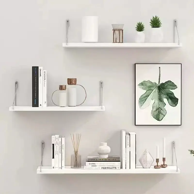 3pcs Wall-Mounted Tiered Shelf Unit, Space-Saving Wooden Floating Shelves for Living Room, Bedroom, or Café, Easy Installation, Decorative Storage Solution, Shelf Organizer, Durable and Sturdy, No Damage to Walls, Standing Shelf