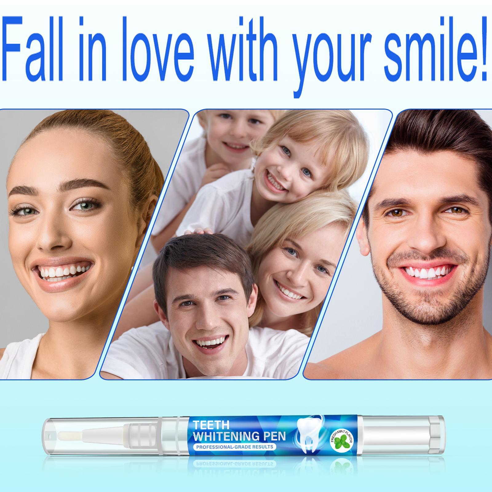Teeth Brightening Pen, Fresh Mint Flavor Teeth Care Pen, Oral Care Product for Men & Women, Daily Oral Care Product